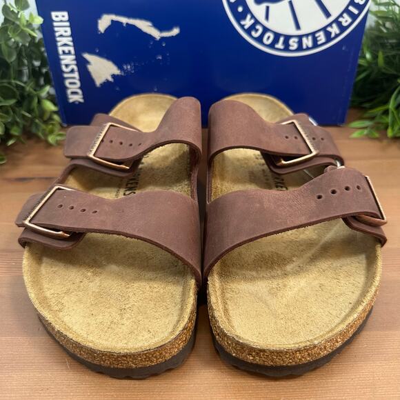 Birkenstock Arizona Oiled Leather Sandals Size 42 US W11/M9 0052531 - Picture 4 of 10